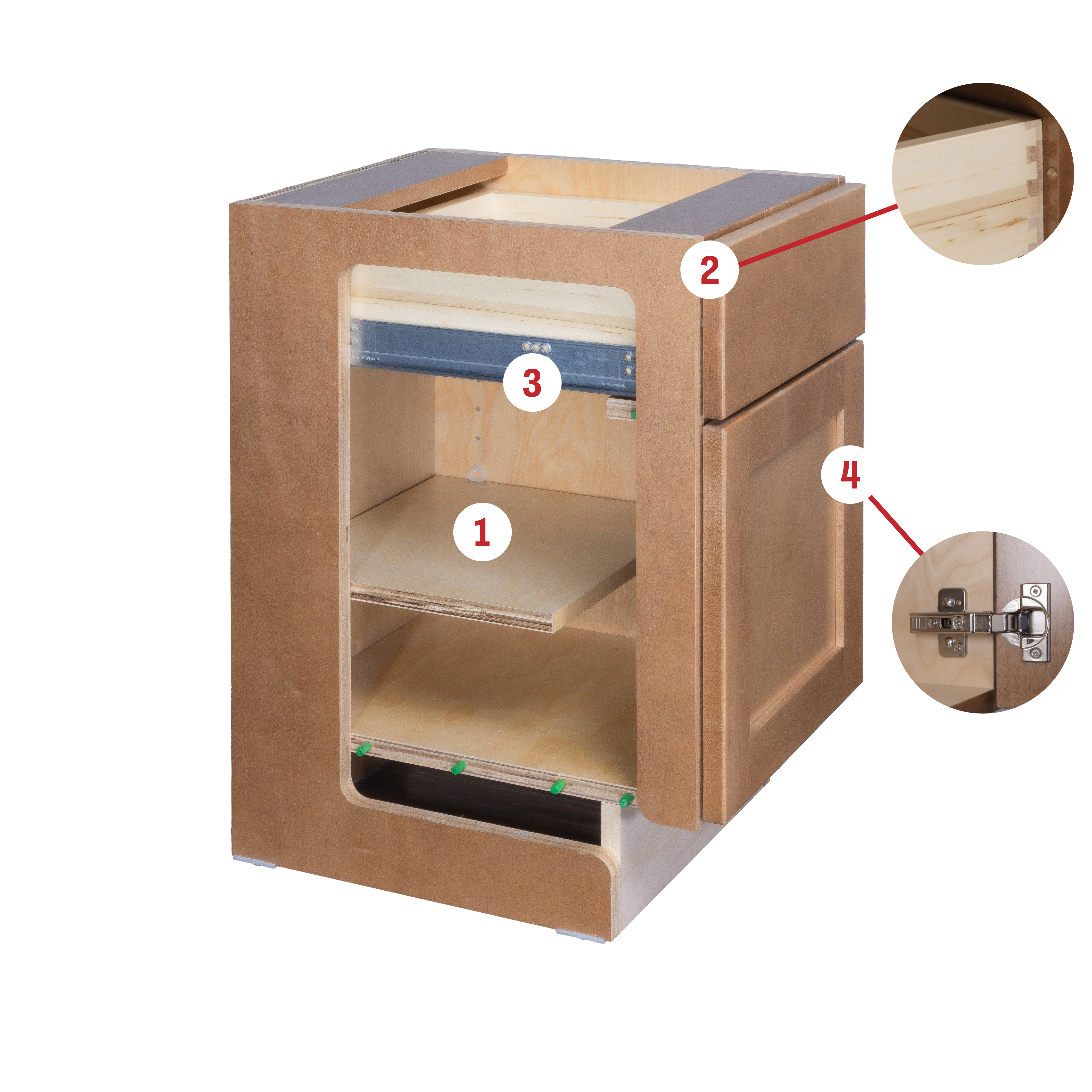 Custom Framed Cabinetry